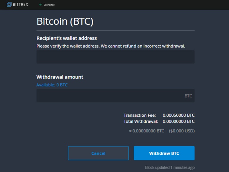 bittrex convert btc to eth